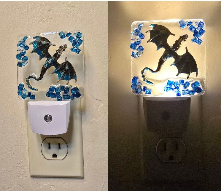 Blue Dragon 3D Night Light