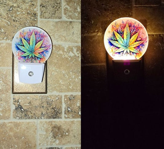 Pot Leaf Night Light