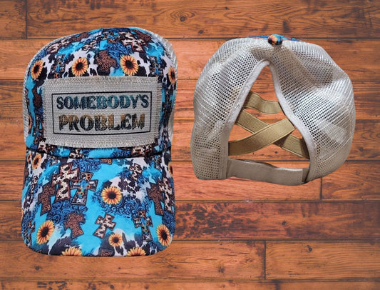 Ponytail Trucker Hat - Somebody's Problem