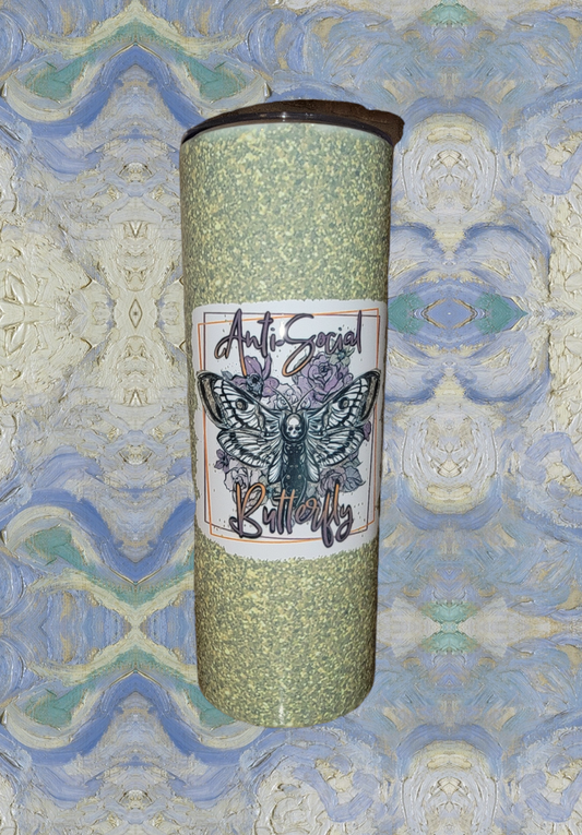 Anti-Social Butterfly 20oz Tumbler