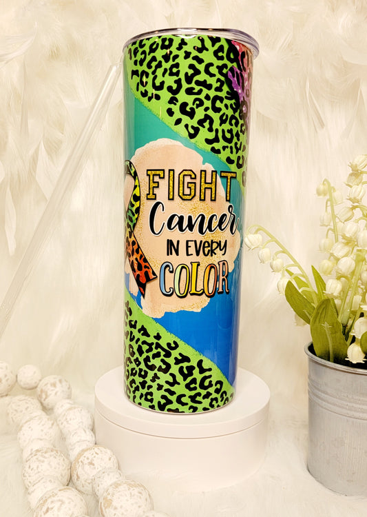 Fight Cancer in Every Color 20oz Tumbler
