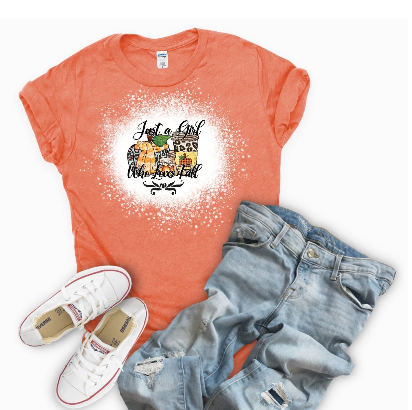 Just a Girl Who Loves Fall Tee Shirt