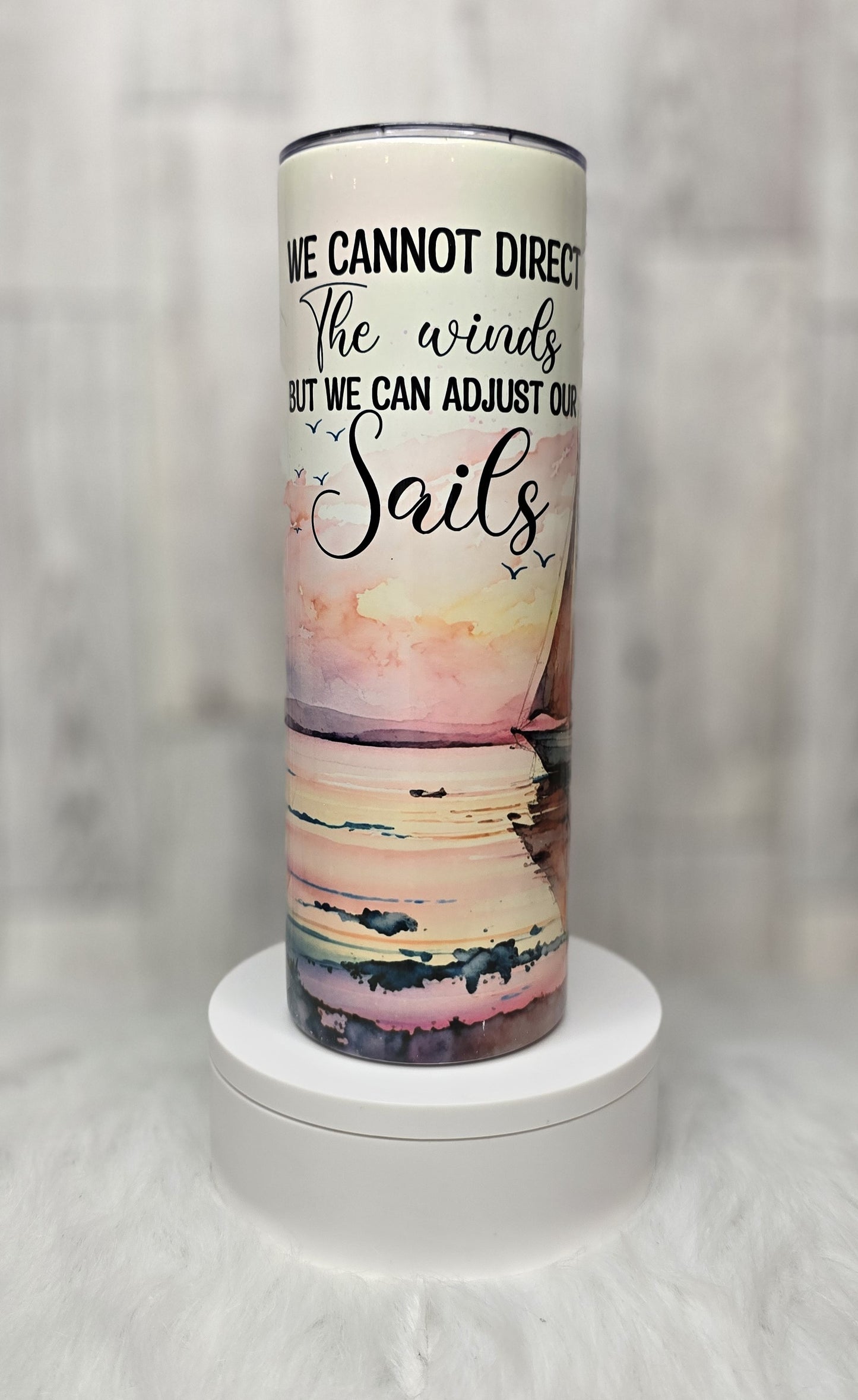 We Cannot Direct The Winds 20oz Tumbler