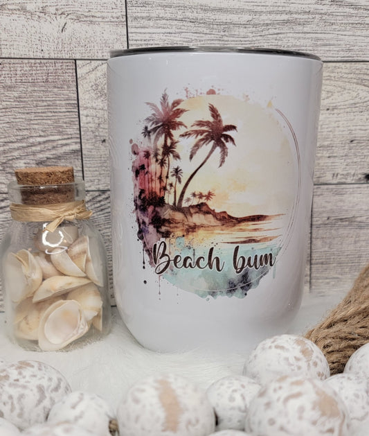 Beach Bum 12oz Wine Tumbler