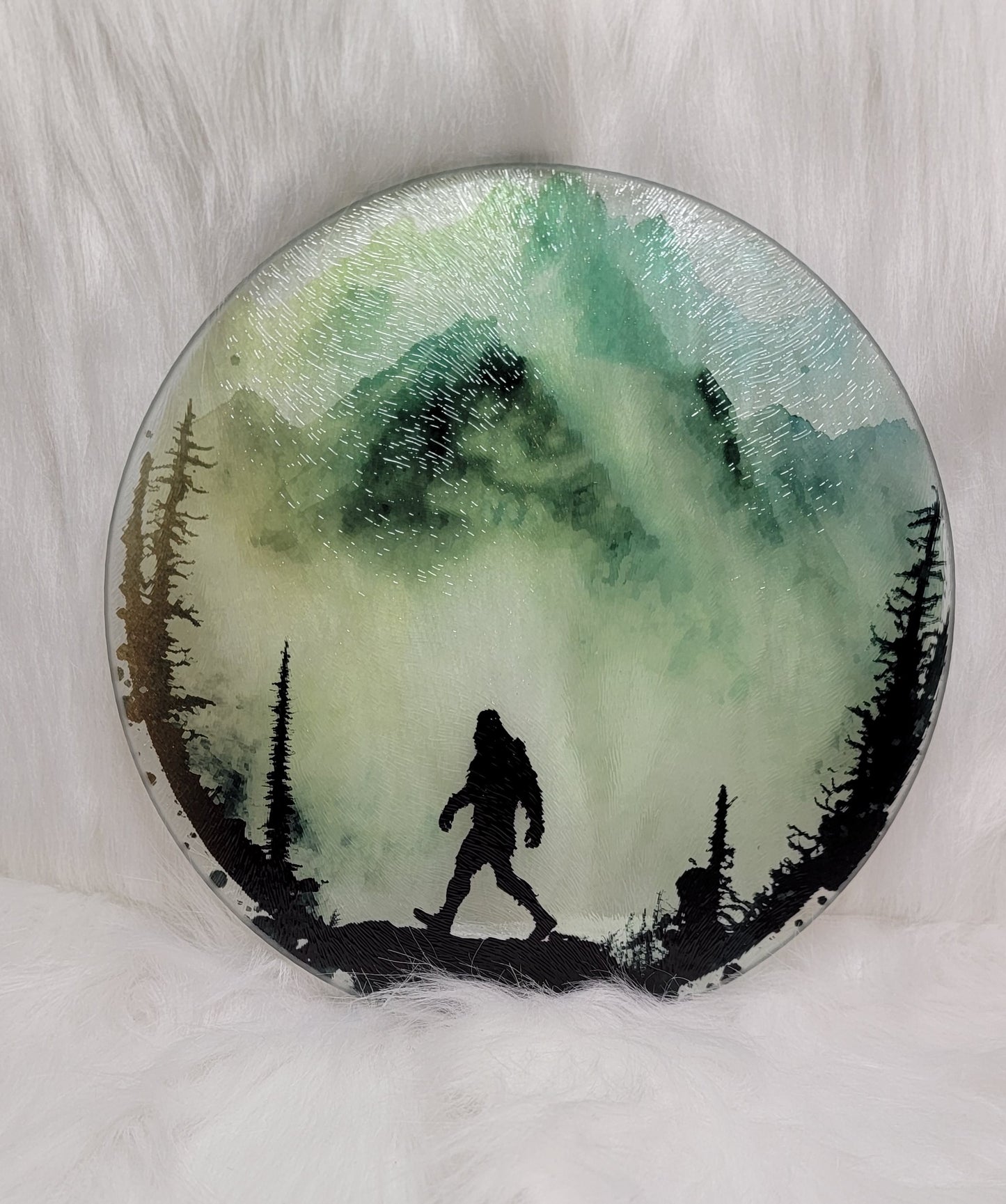 Bigfoot Glass Round