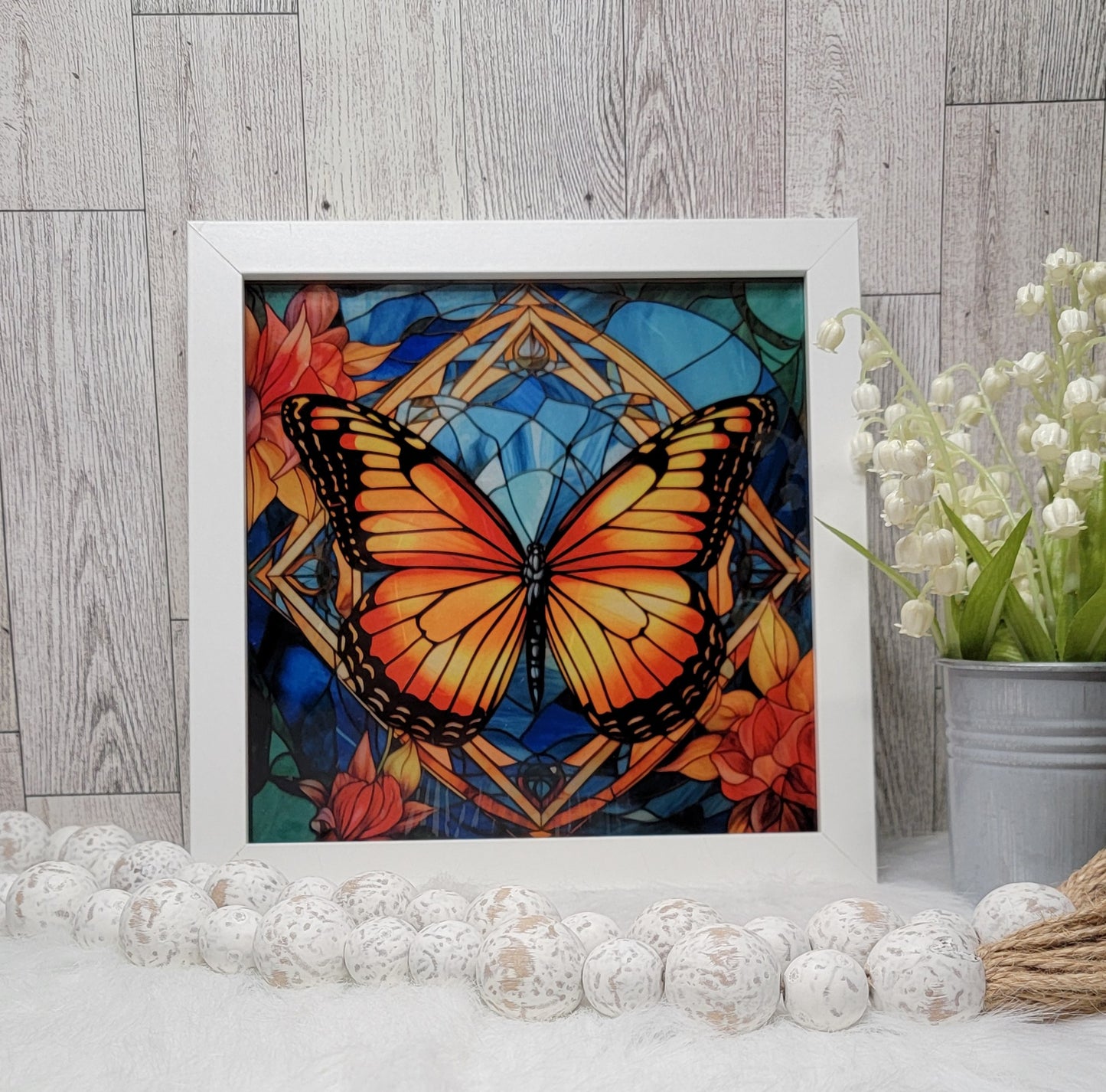 Butterfly Light Up Shadow Box
