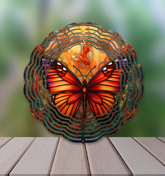 Butterfly 10" Wind Spinner