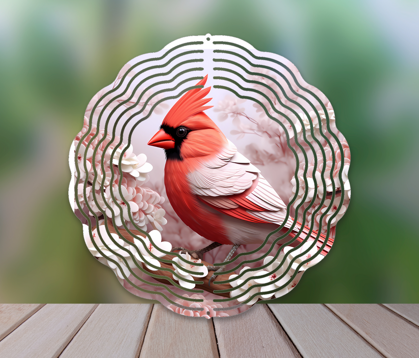 Cardinal 10" Wind Spinner