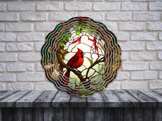 Cardinal 10" Wind Spinner