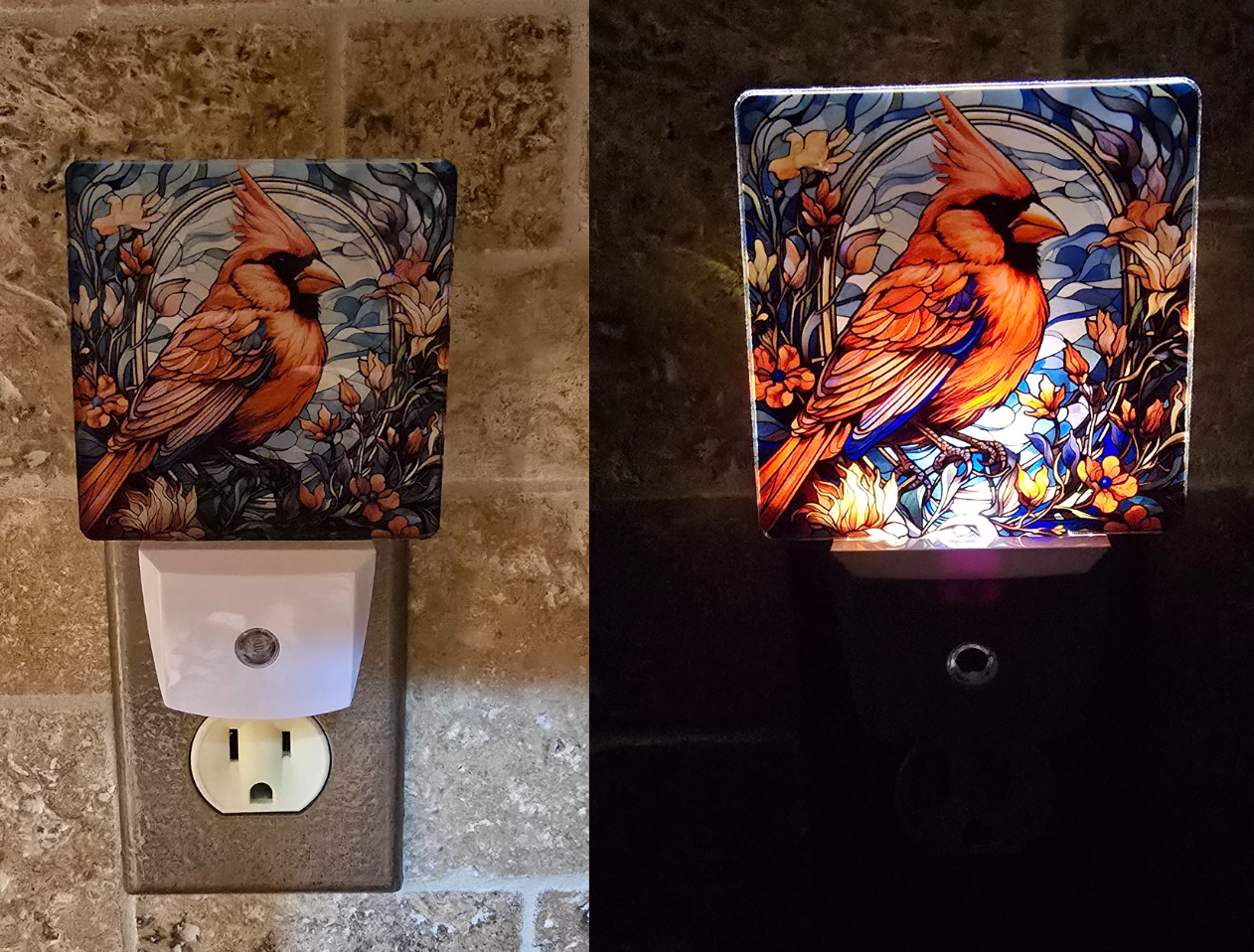 Cardinal Night Light