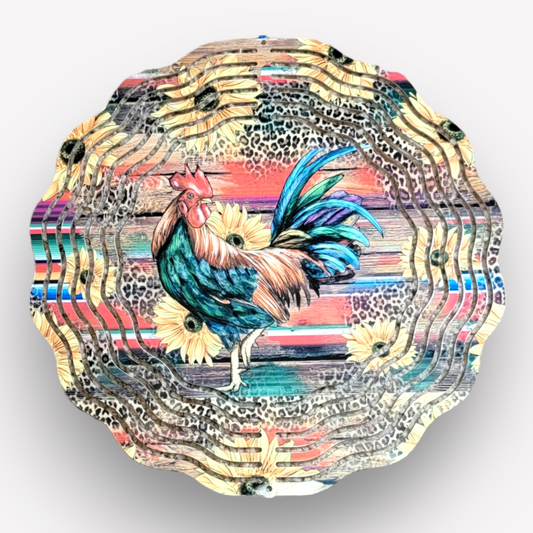 Rooster 10" Wind Spinner