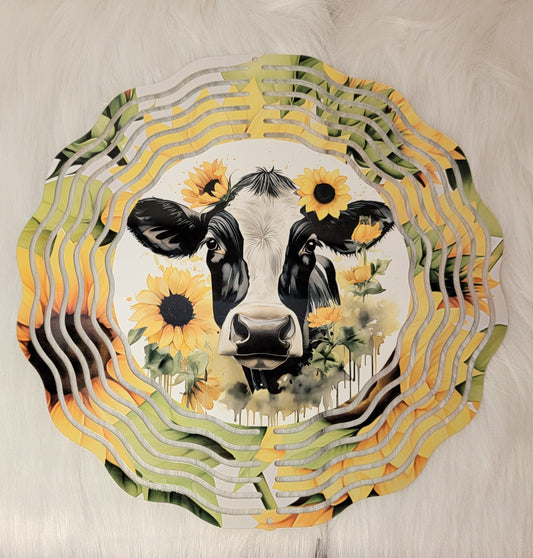 Cow 10" Wind Spinner