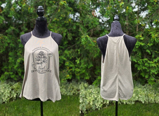 Farmer's Market Fresh Devil's Lettuce - Women's Flowy High Neck Tank