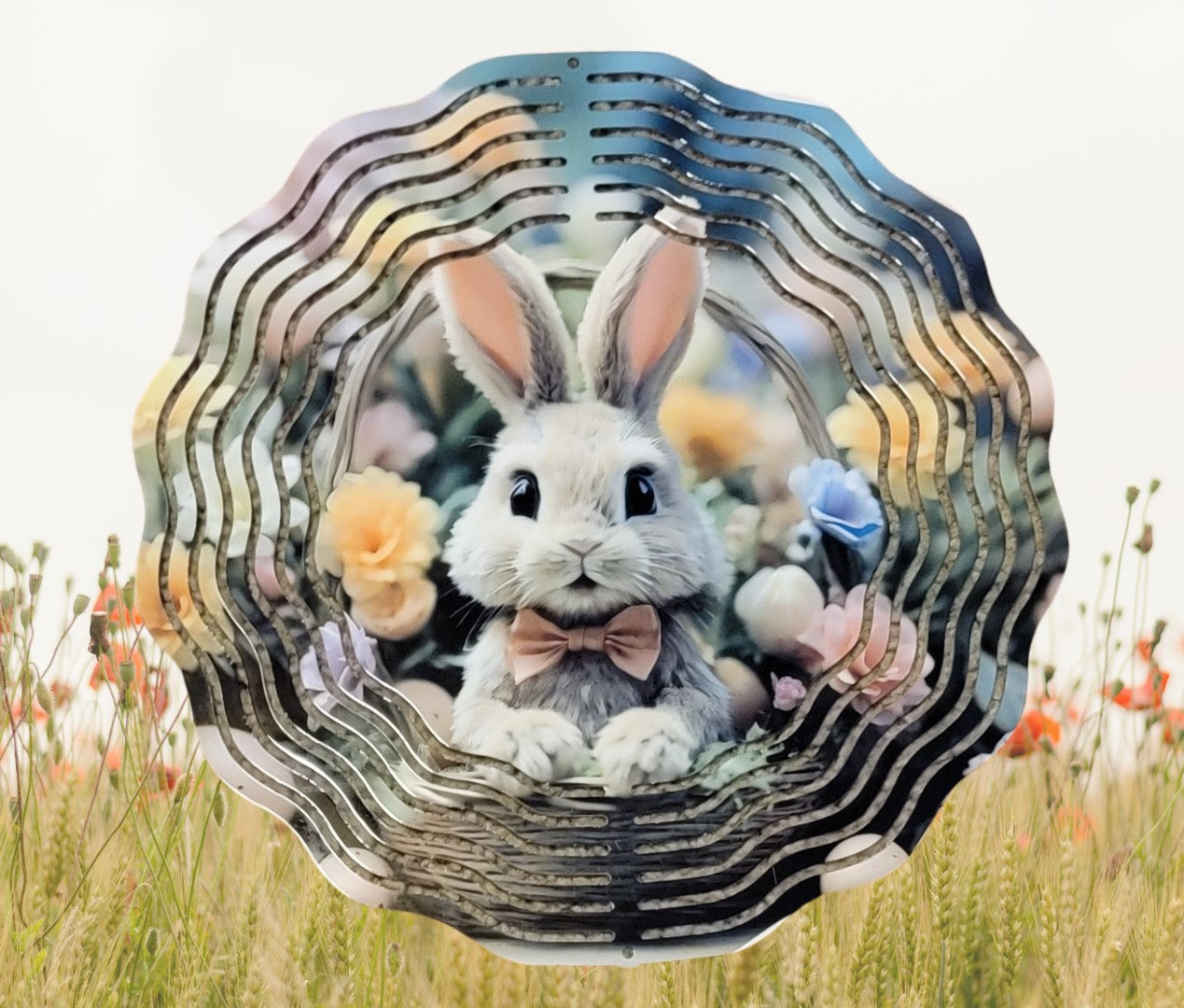 Easter Bunny 10" Wind Spinner