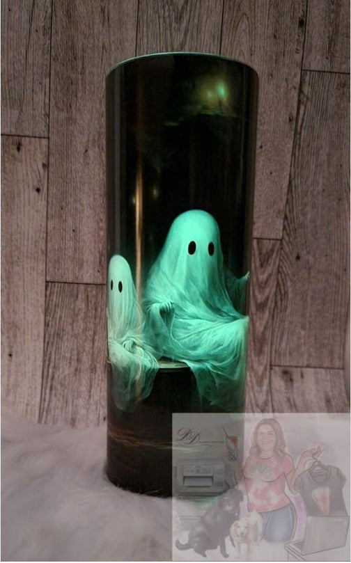 Ghosts 20oz Tumbler - GLOW IN THE DARK