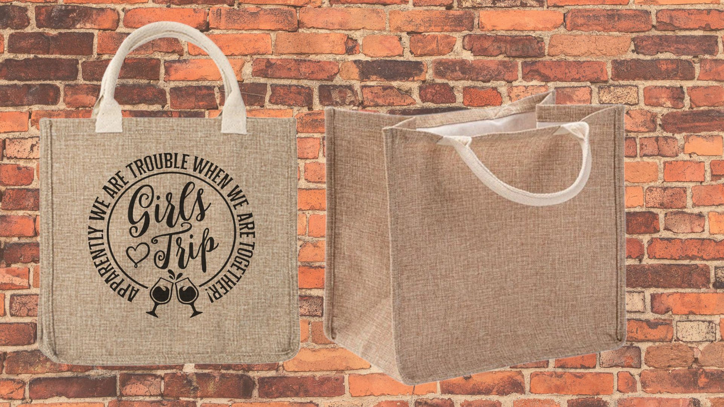 Girl's Trip Tote Bags