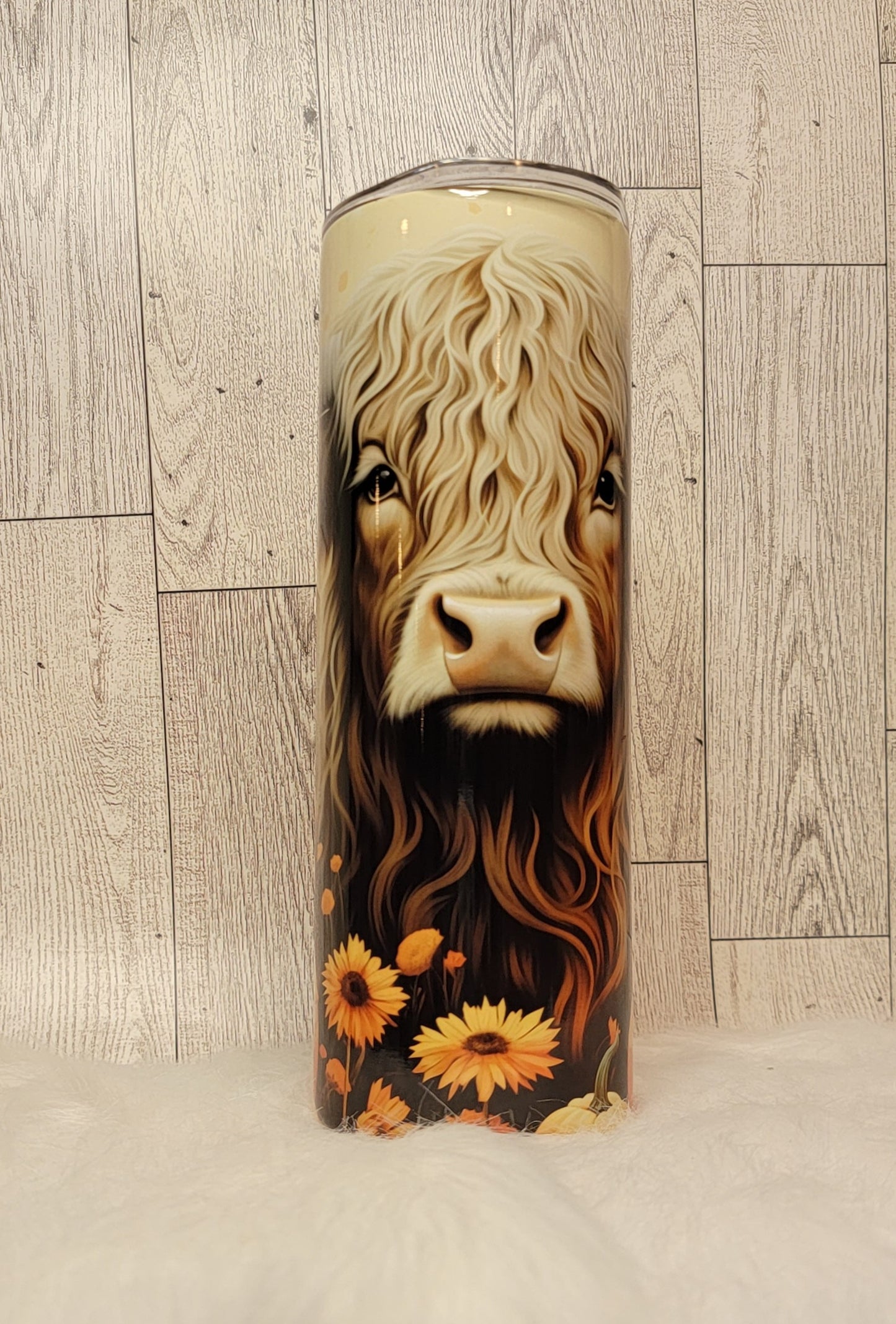 Highland Cow Fall Tumbler 20oz Tumbler