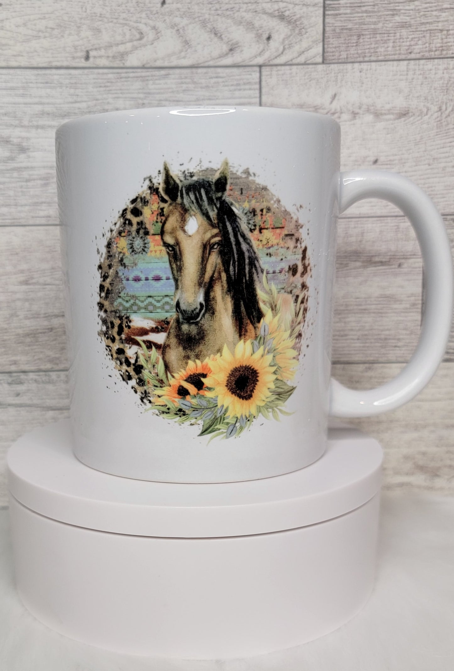 Horse Ceramic Coffee Mug Gift Set