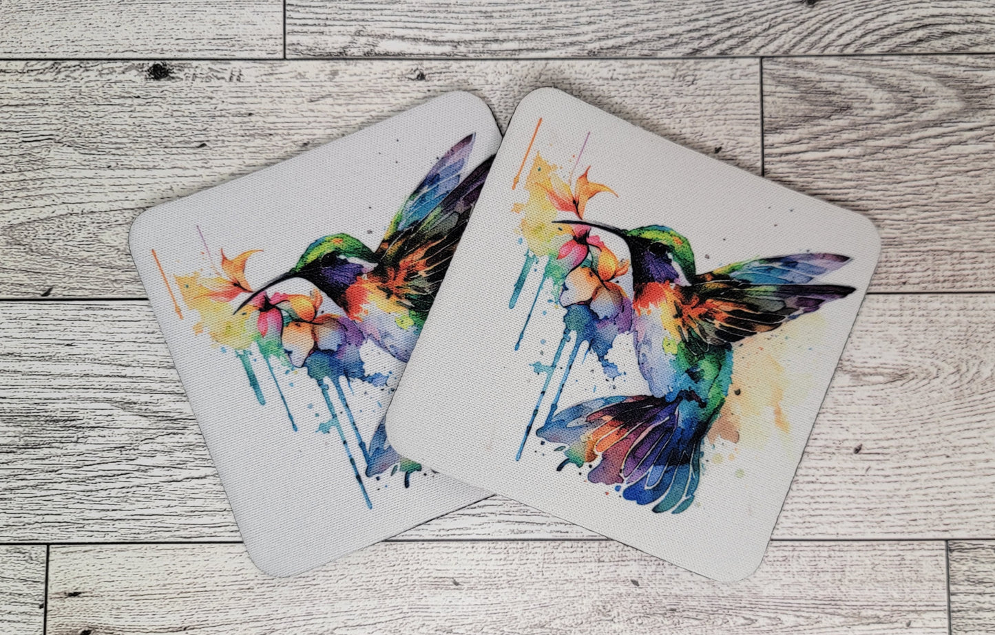 Hummingbird Coaster Set