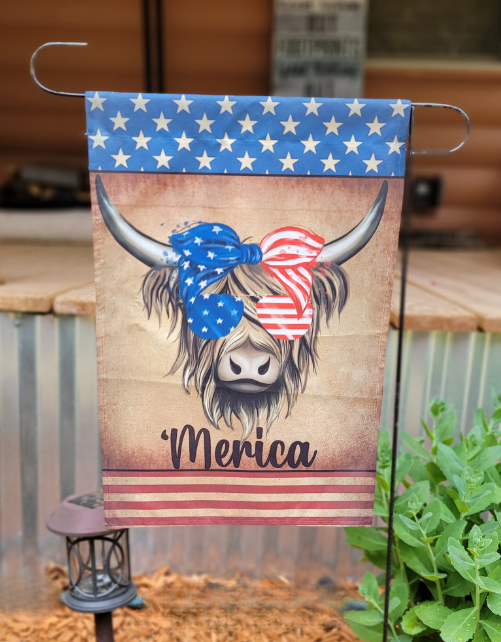 Merica Garden Flag