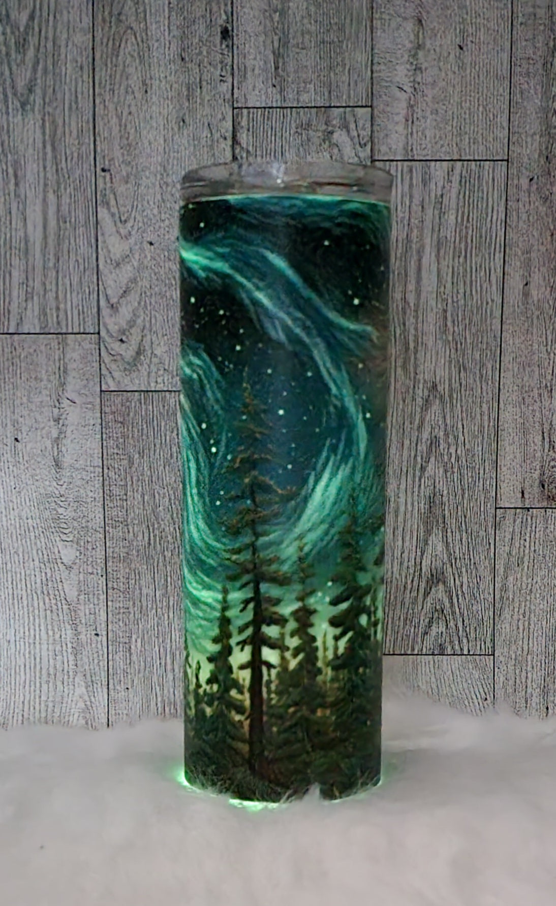 Glow in the Dark Northern Lights 20oz Tumbler