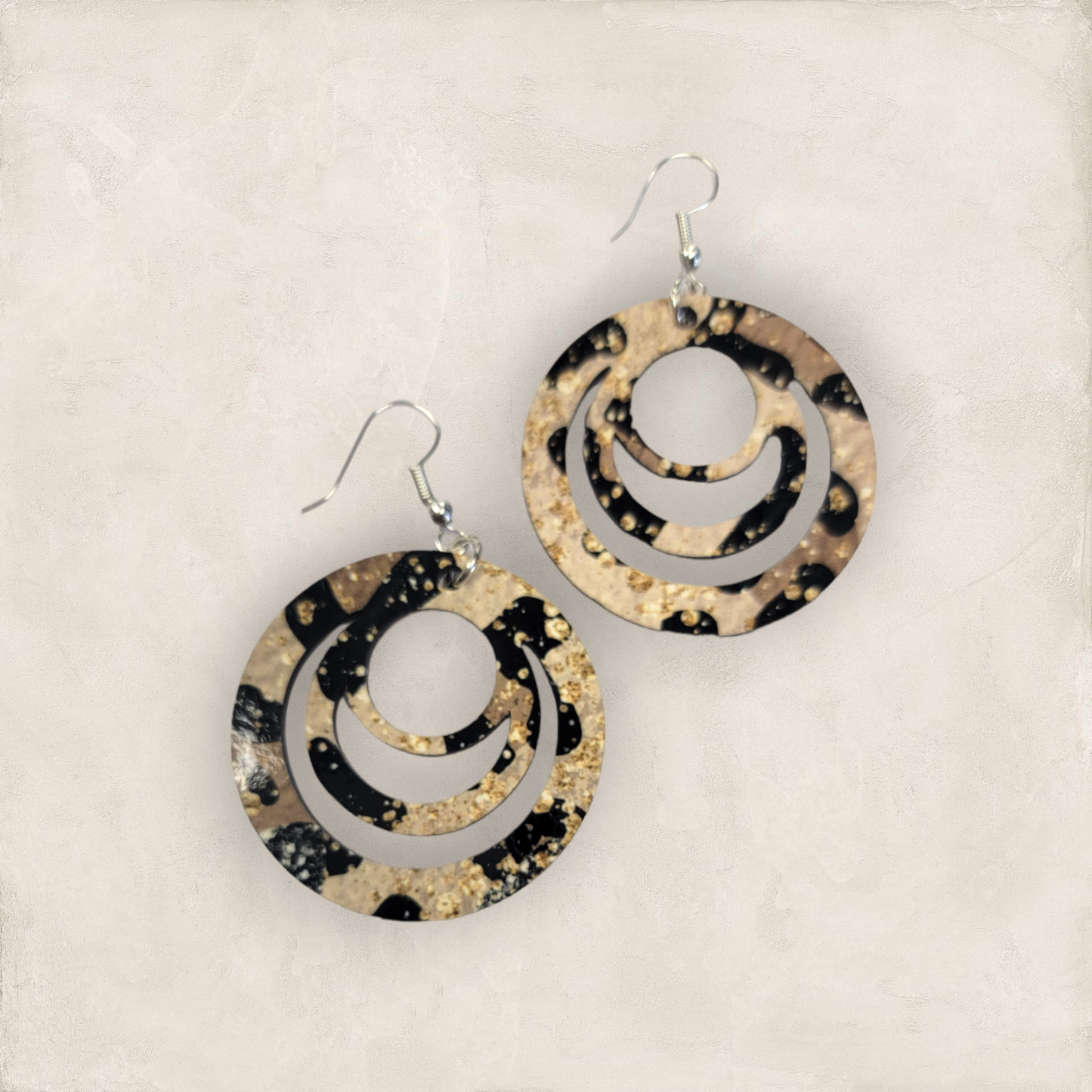 Leopard Print Earrings