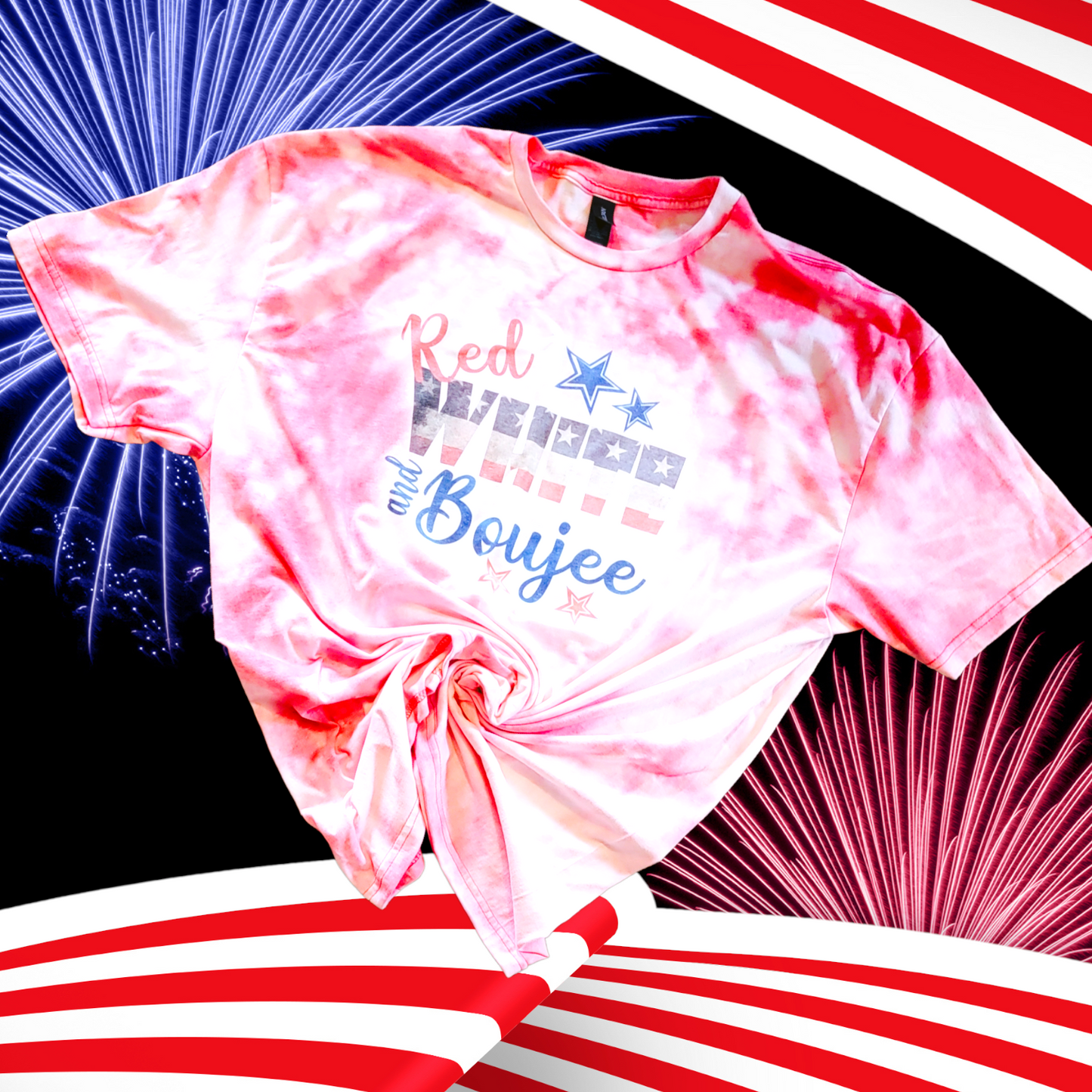 Red White & Bougie Tee Shirt