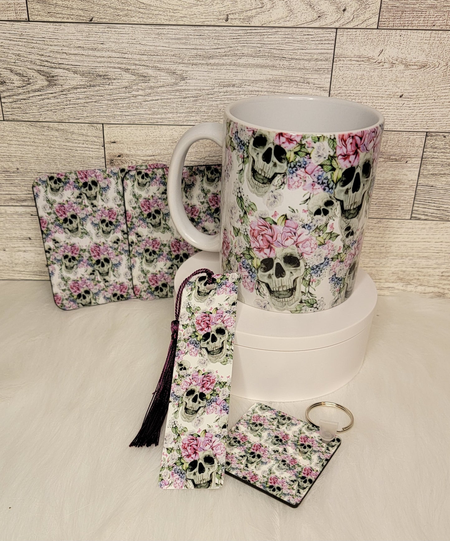 Skull Coffee Mug Gift Set