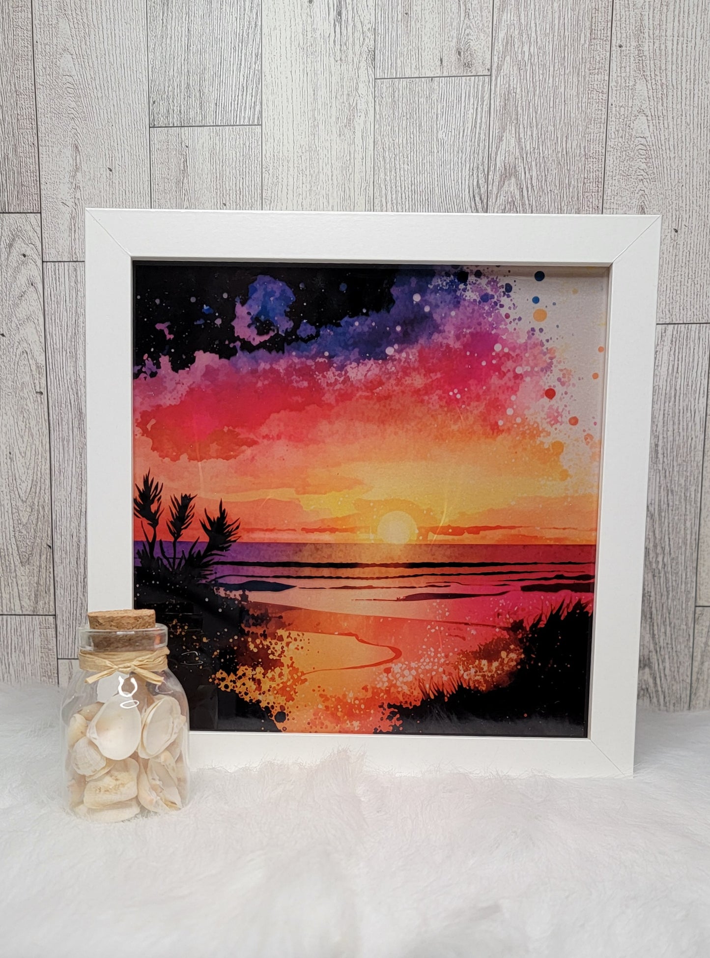 Sunset Light Up Shadow Box