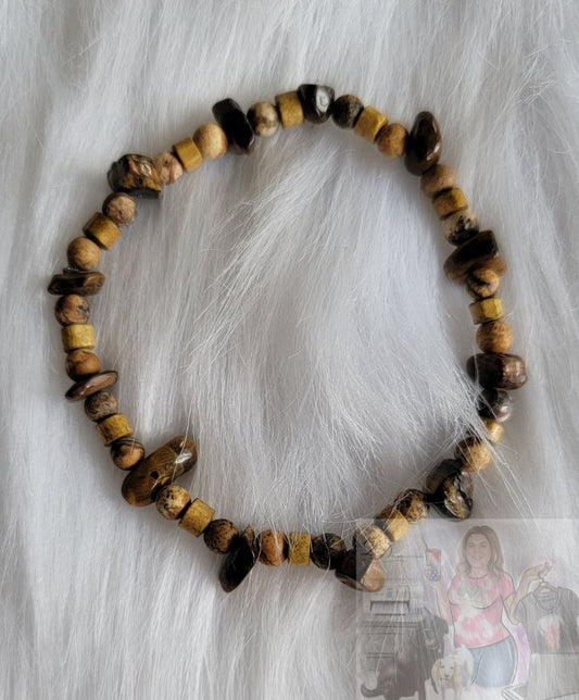 Tiger Eye & Jasper Bracelet