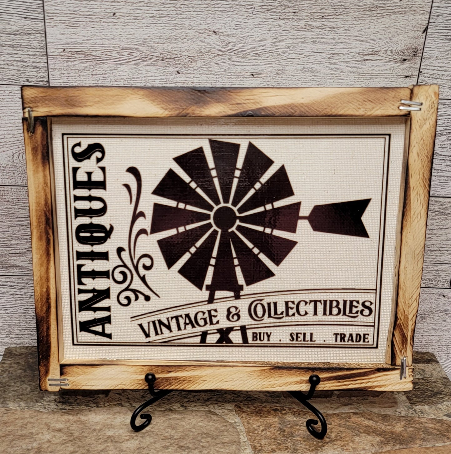 Antiques Framed Canvas