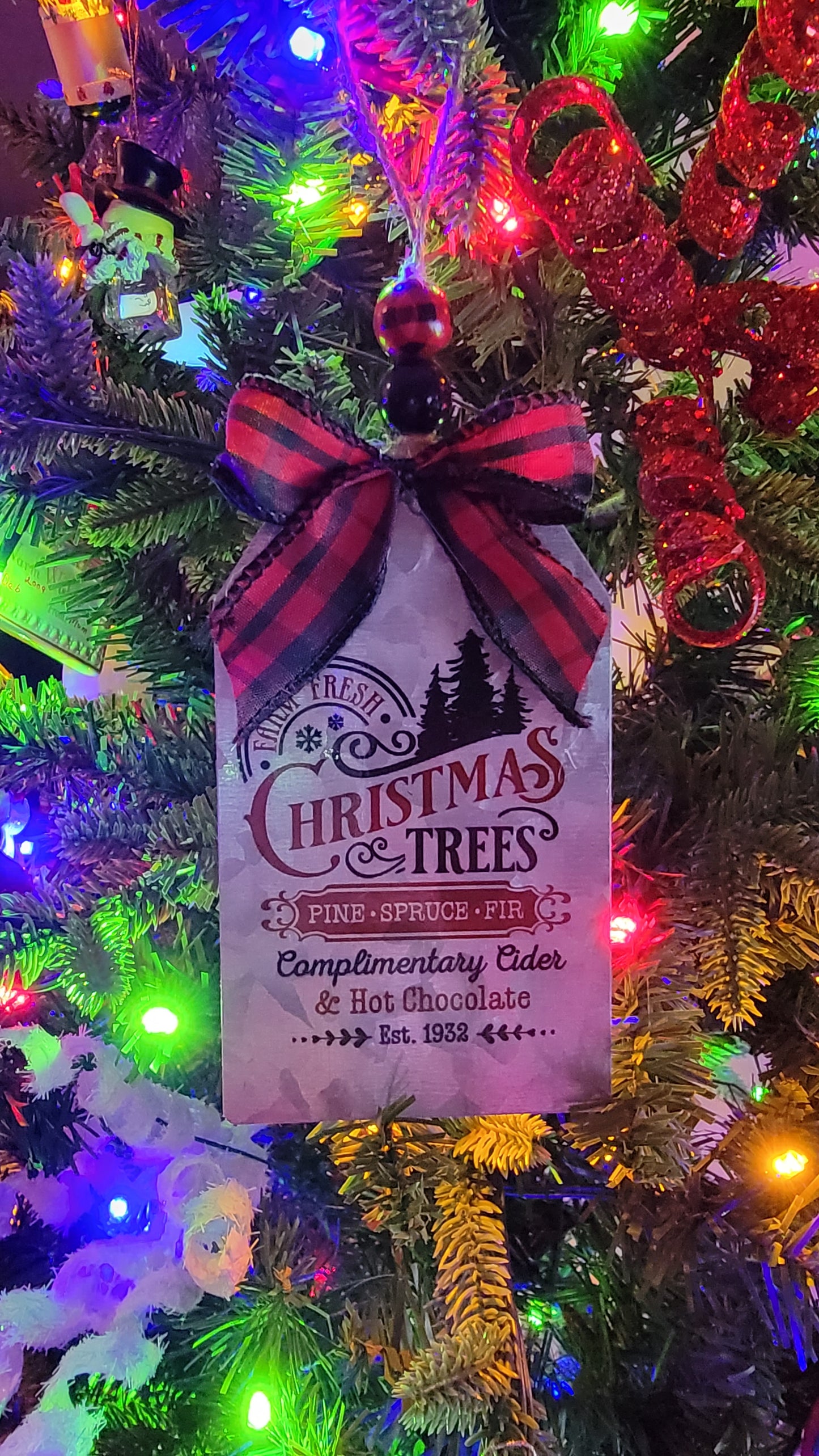 Farm Fresh Christmas Trees Christmas Ornament