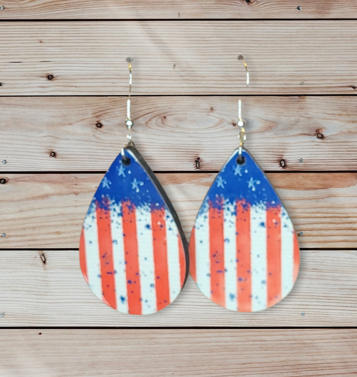 Dangle Flag Earrings