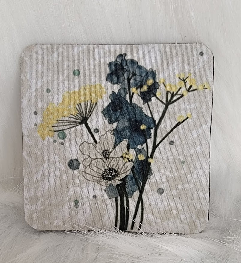 Floral Coaster Set