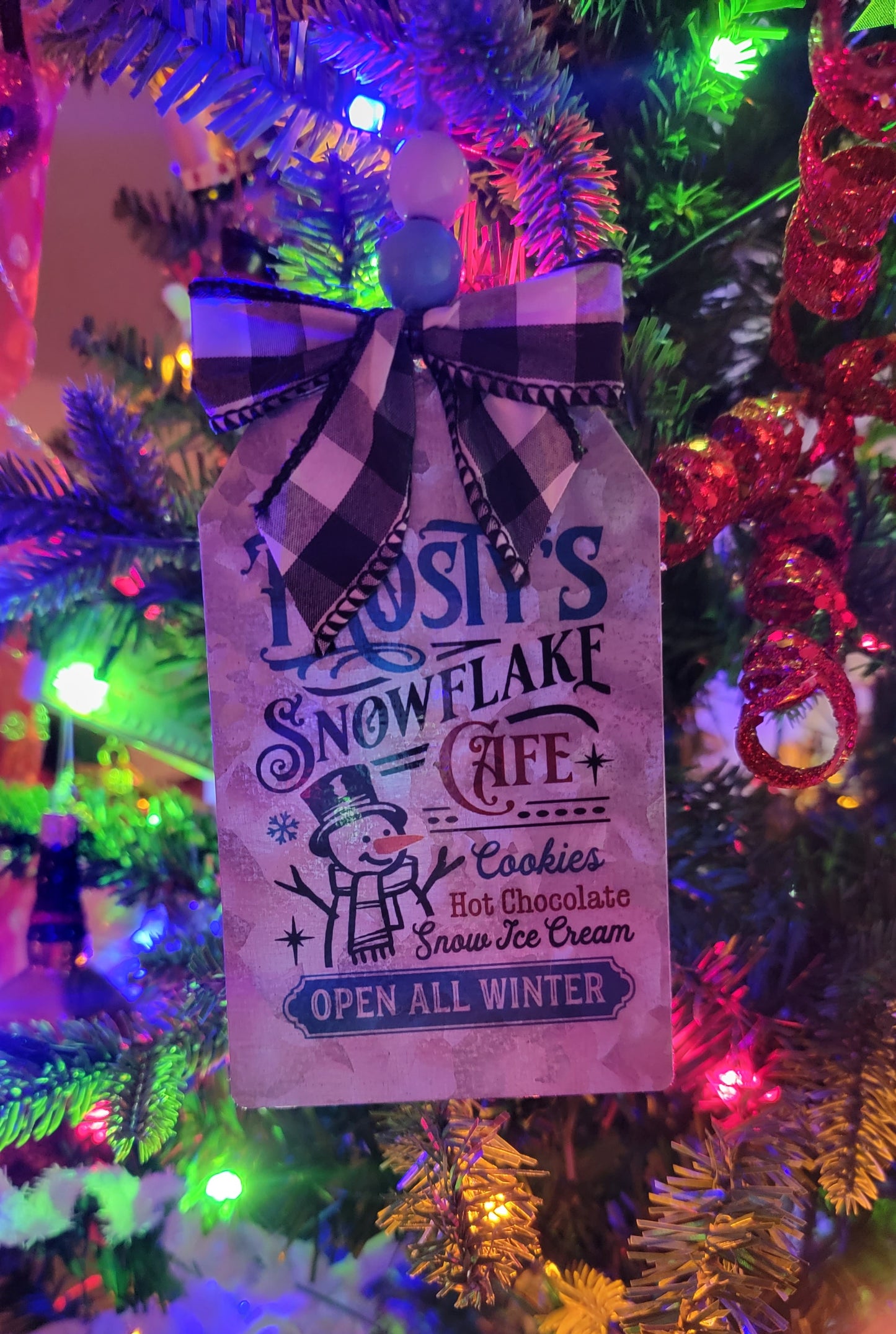 Frosty's Snowflake Café Christmas Ornament