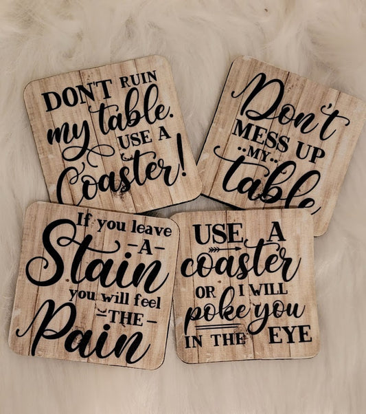 Funny Coaster Set