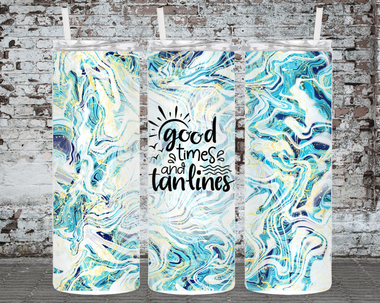 Good Times & Tan Lines 20oz Tumbler