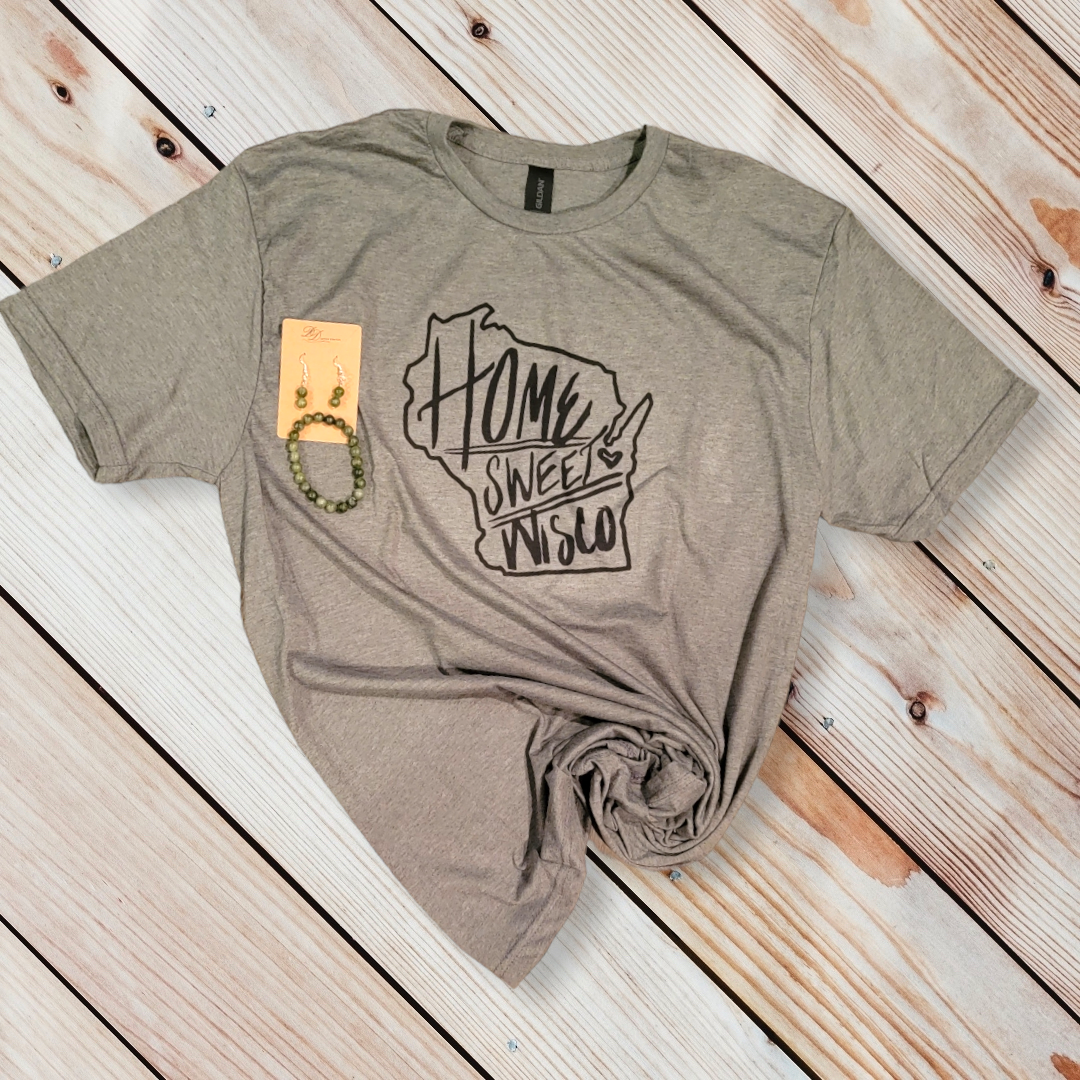 Home Sweet Wisco Tee Shirt