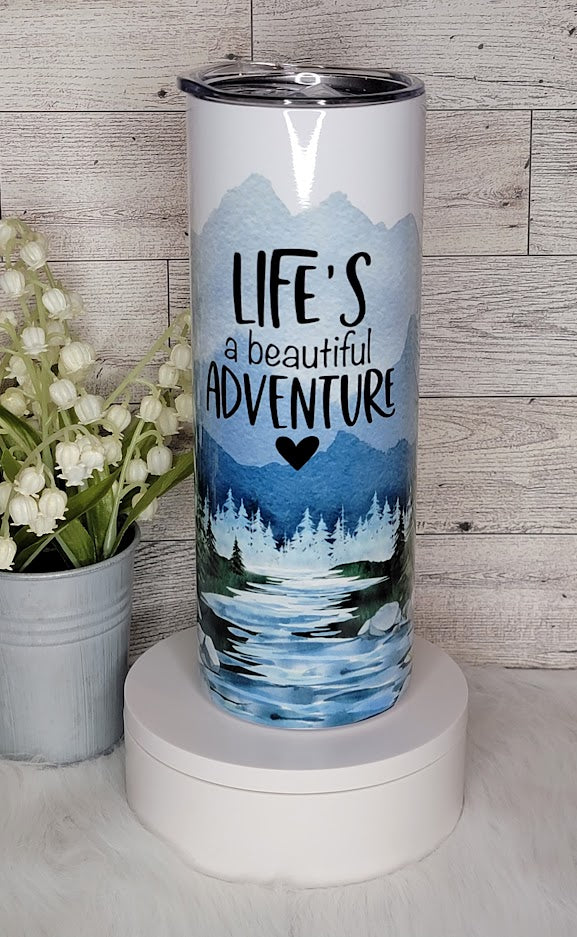 Life's a Beautiful Adventure 20oz Tumbler