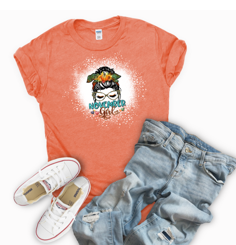 November Girl Girl Tee Shirt