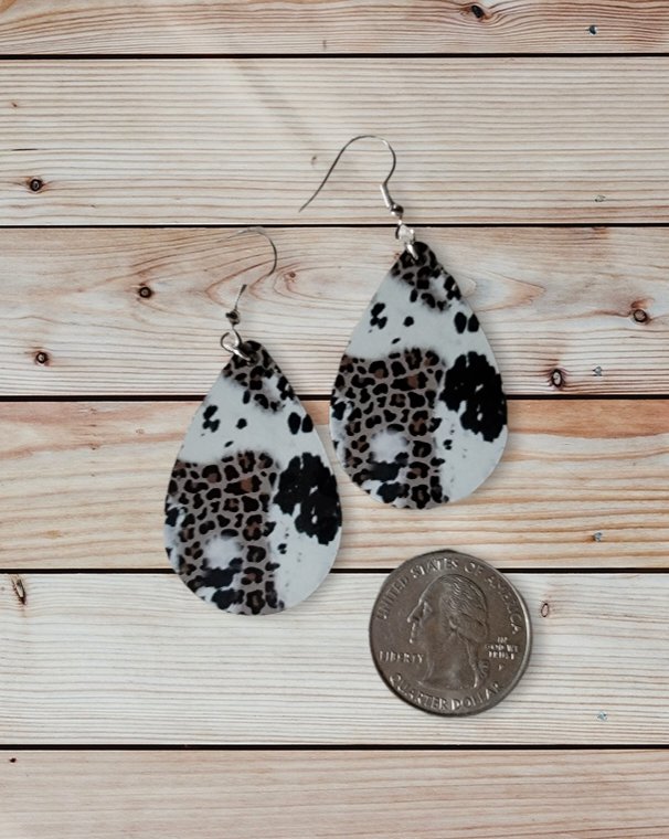 Dangle Animal Print Earrings