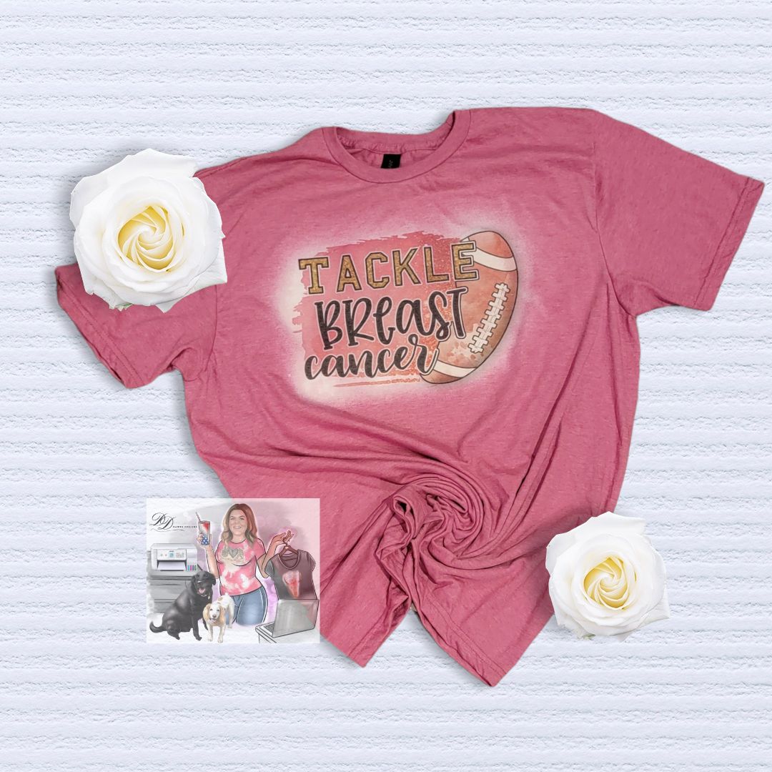 Tackle Breast Cancer Tee Shirt