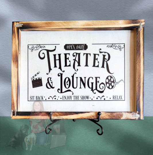 Theater & Lounge Framed Canvas